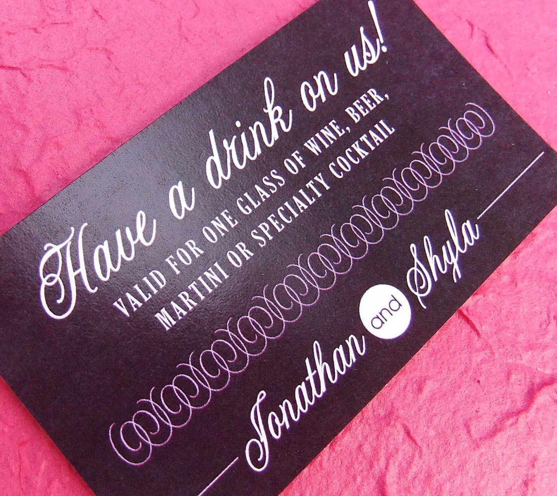 drink tickets custom printable pdf purple drink voucher etsy