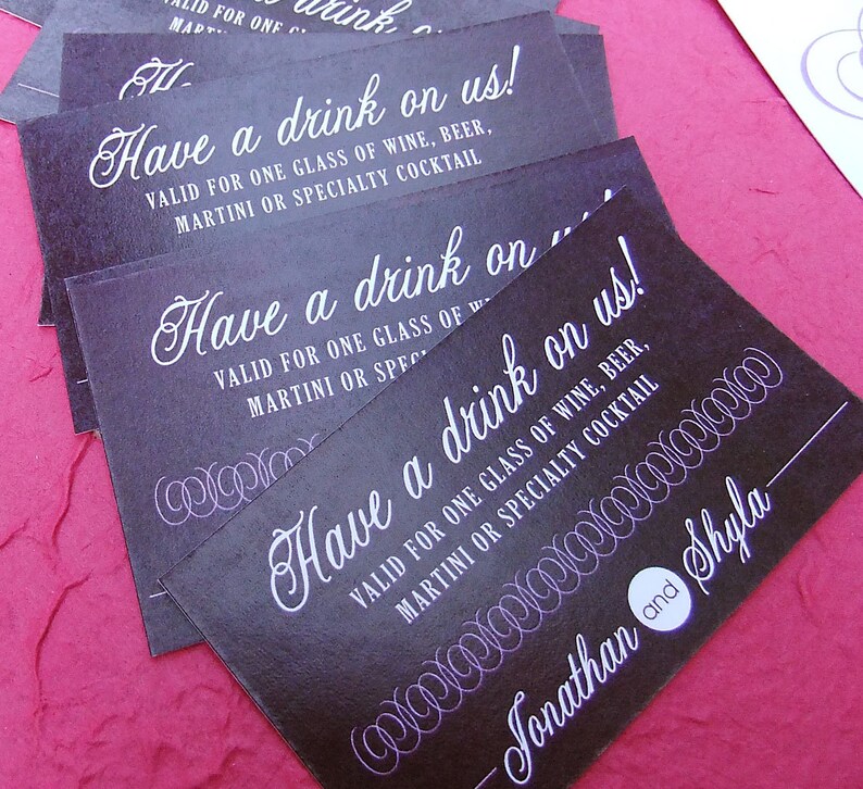 drink tickets custom printable pdf purple drink voucher etsy