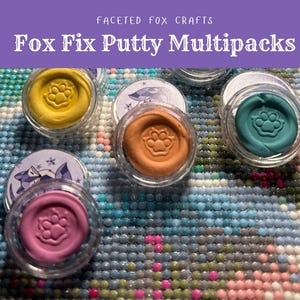 Scented Diamond Art Painting Putty Bundles - Fox Fix for Multiplacer Tips, Craft Tack, Diamond Painting Wax Alternative,