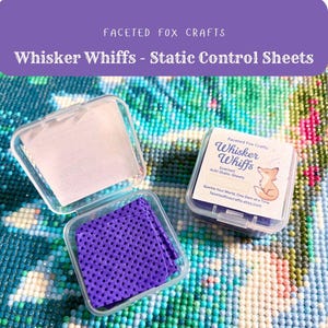 Hojas antiestáticas perfumadas Whisker Whiffs para pintura con diamantes y manualidades