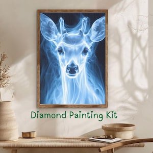 Zestaw do malowania diamentów „Patronus Doe”: Magiczna sztuka fantasy, zwierzę duchowe