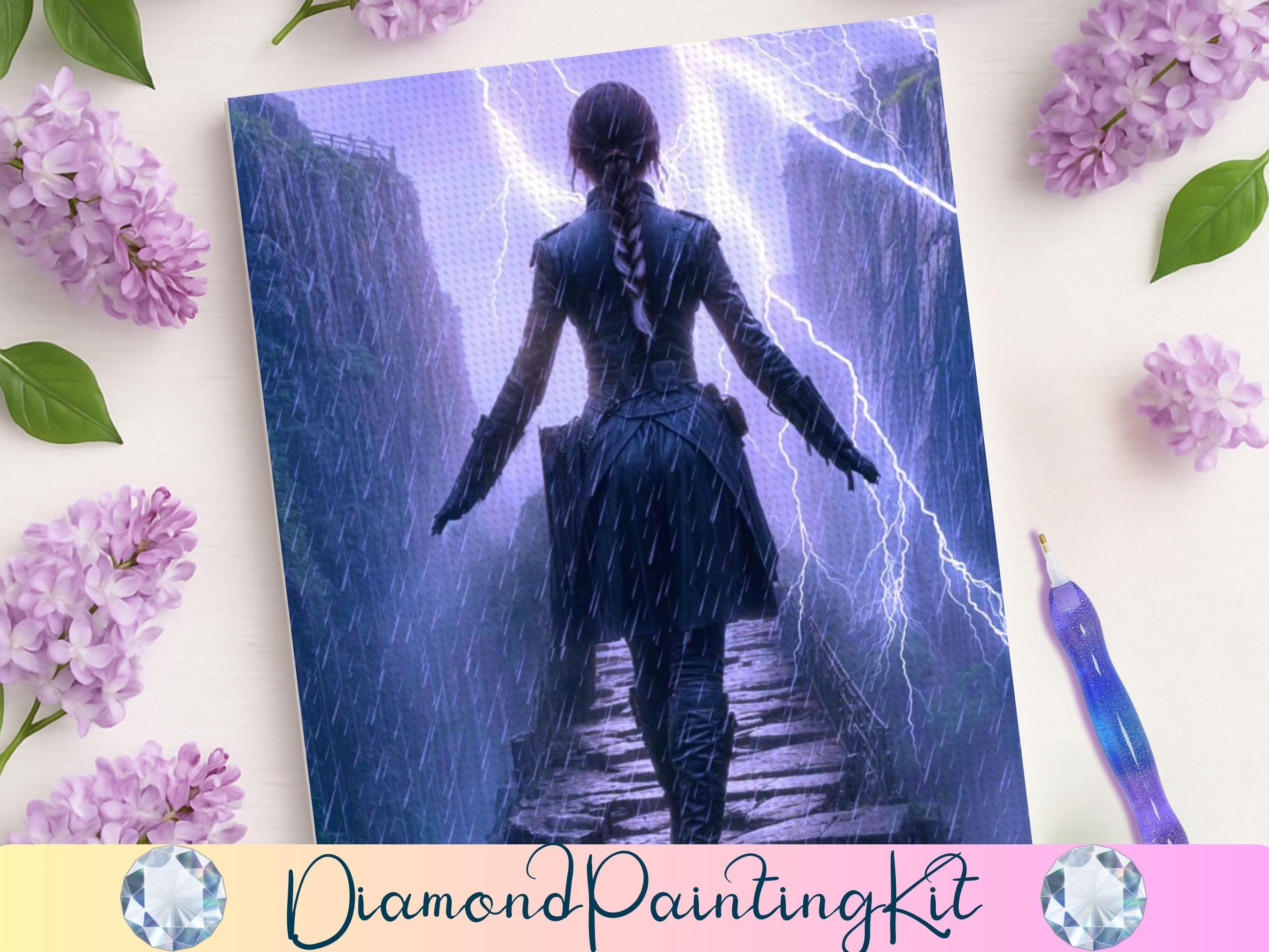 5D Diamond Painting Kit – Weiße Perserkatze, 40x50 Cm, Runde Strasssteine, Perfekt Für DIY-Deko Und Entspannung