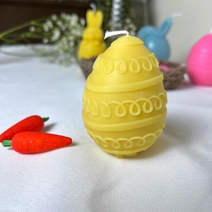 Bougie nid d'oiseau avec œufs, bougie nid de Pâques, décoration de table printanière, décoration de Pâques, cadeau de Pâques Egg # 1