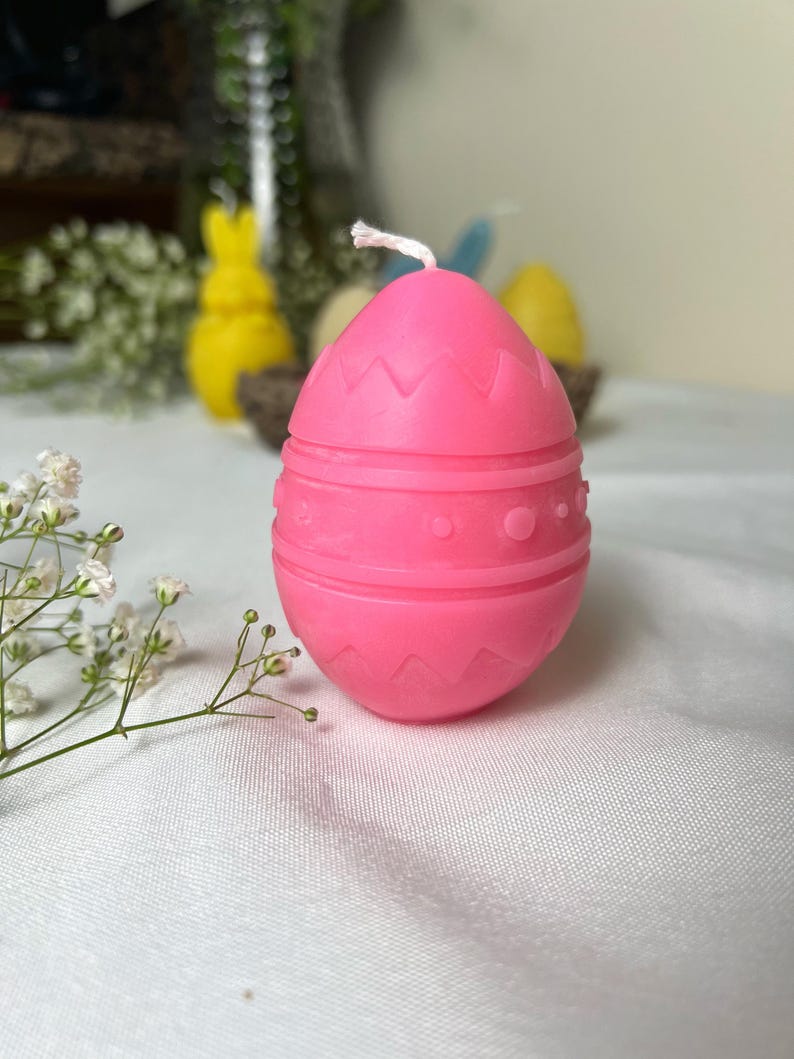 Bougie nid d'oiseau avec œufs, bougie nid de Pâques, décoration de table printanière, décoration de Pâques, cadeau de Pâques Egg # 2