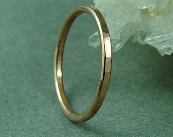 Gold Ring Pink Gold Filled Gold Stacking Thumb Ring