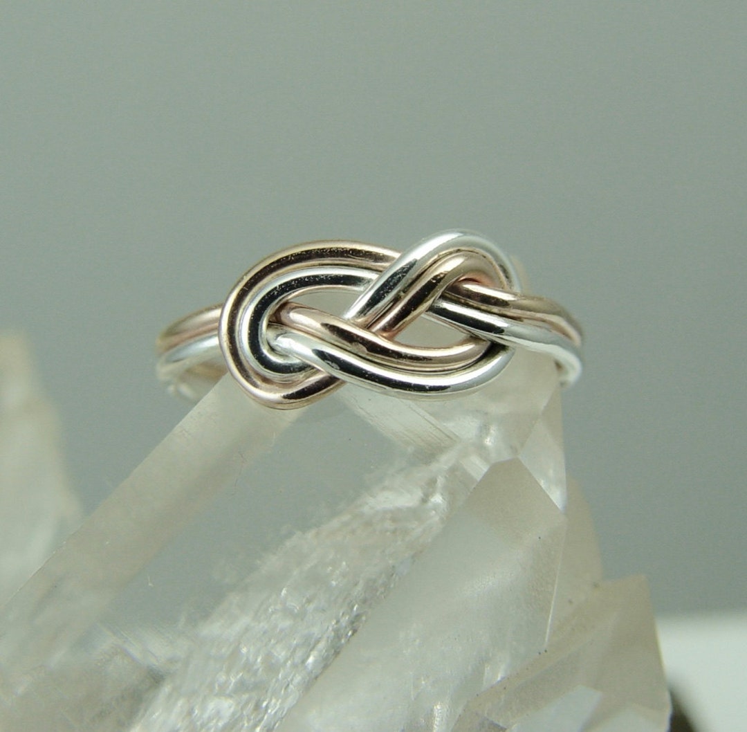 Climber's Knot Engagement Ring / Figure 8 Knot Ring / Climbing Knot