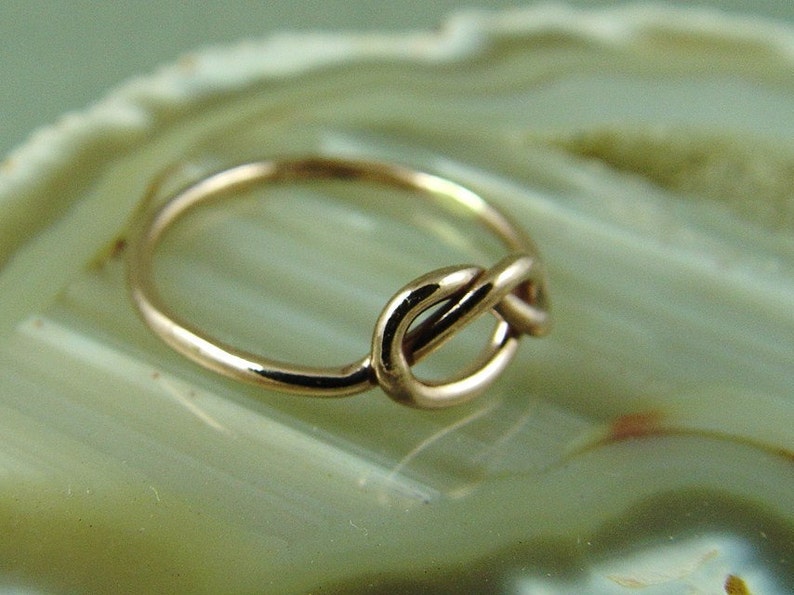 Love Knot Ring  Gold Knot Ring  Gold Filled Infinity Ring  Mother Daughter Ring  Friendship Ring  Sisters Ring