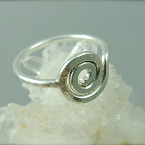 Sacred Spiral Ring / Celtic Ring / Sterling Silver Ring / Celtic Ring Women