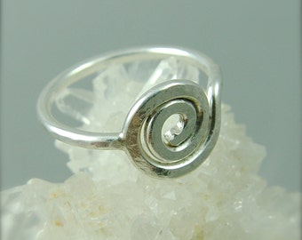 Sacred Spiral Ring / Celtic Ring / Sterling Silver Ring / Celtic Ring Women