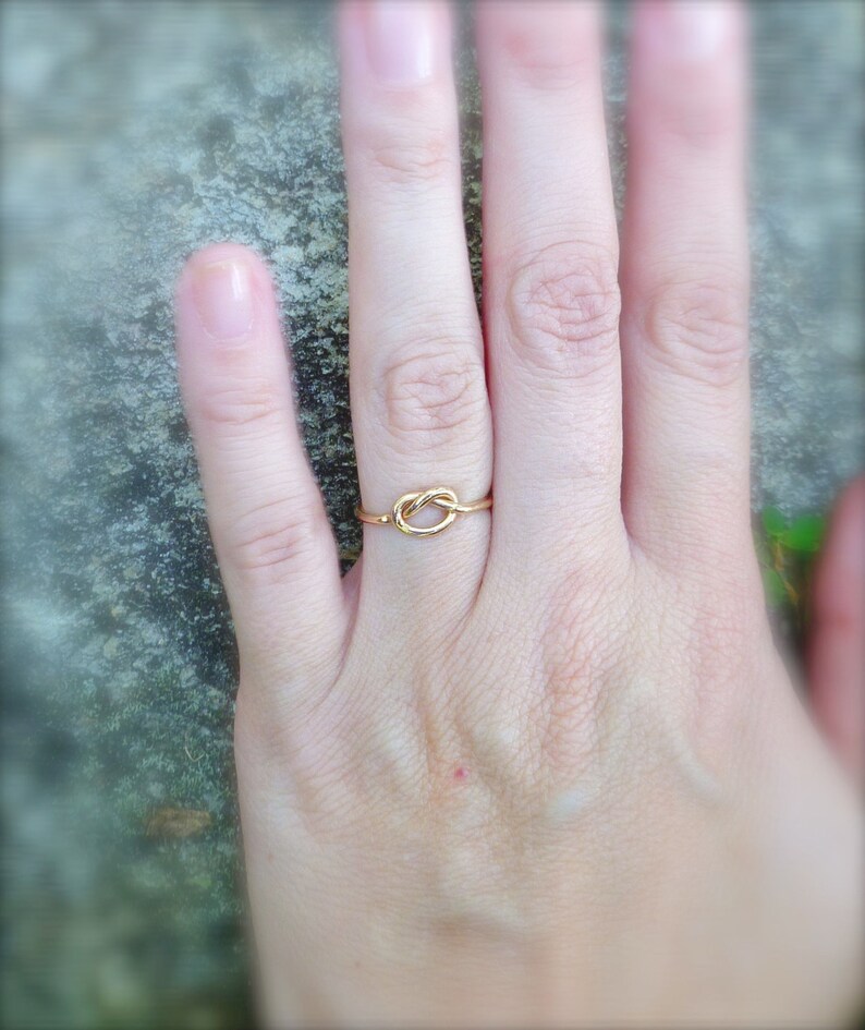 Love Knot Ring Gold Knot Ring Gold Filled Infinity Ring Mother Daughter Ring Friendship Ring Sisters Ring