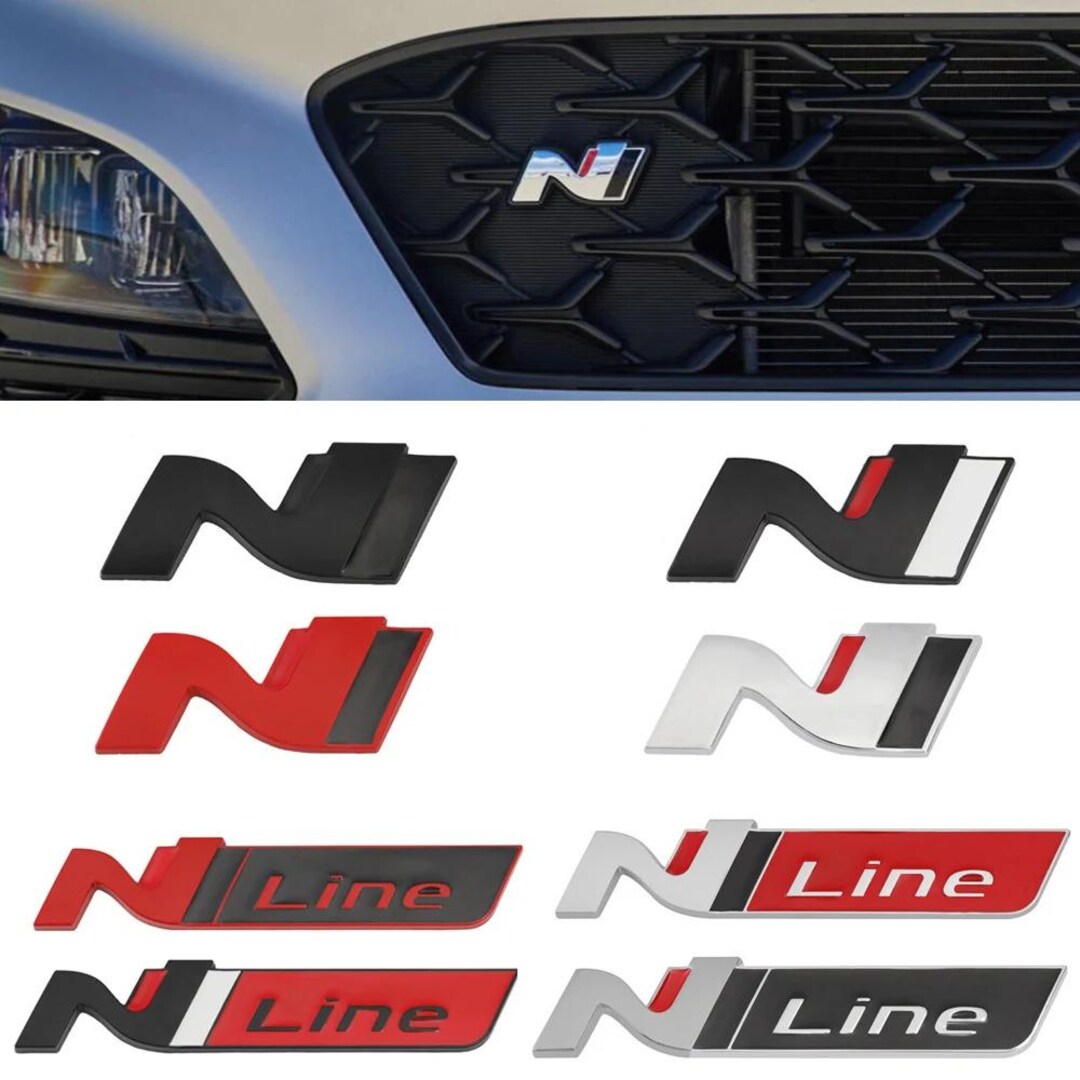 Hyundai N Line Car Sticker N Line Nline Emblem Badge Decal for Hyundai ...