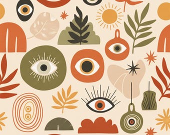 Evil Eye Seamless Pattern Bundle – Digital Download