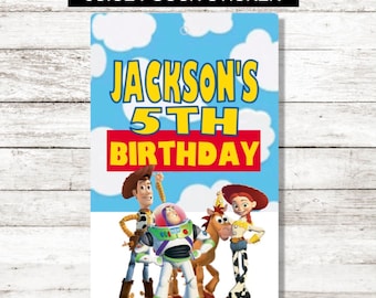 Printed - Toy Story - 12 Capri Sun/Juice Pouch  Labels/Stickers - I print and ship to you.