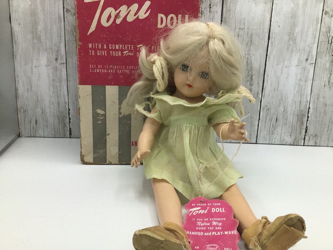 Vintage Ideal Toni Doll, Platinum Blonde 1950s Toni Doll in Box, Ideal Toni Doll P-90, Vintage Doll Collectors Doll - Etsy Vintage Ideal Toni Doll, Platinum Blonde 1950s Toni Doll in Box, Ideal Toni Doll P-90, Vintage Doll Collectors Doll - Etsy