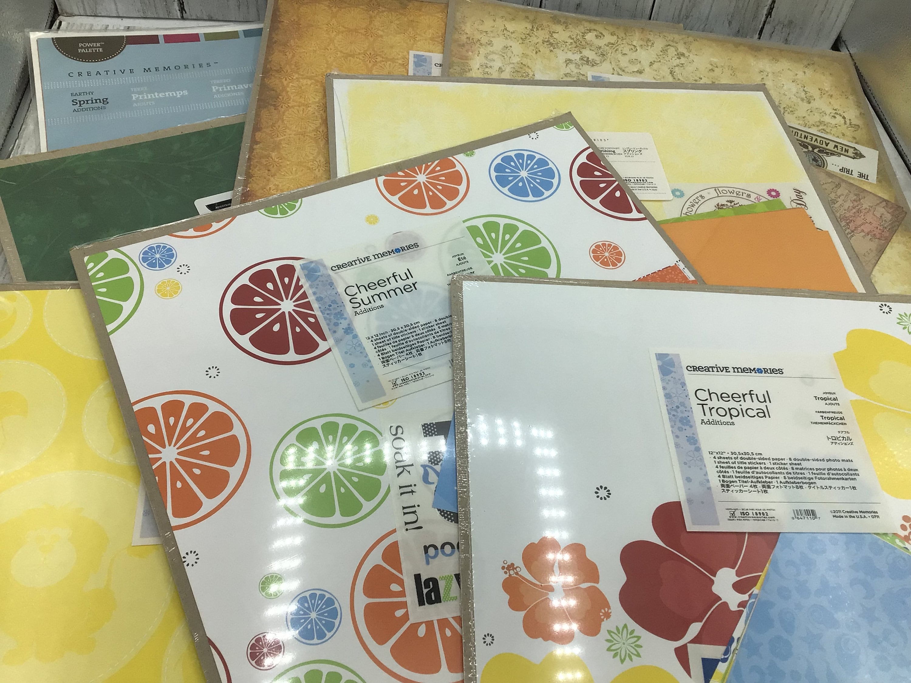 Creative Memories 12 X 12 Additions Paper Pack, Spring Scrapbook Paper ...