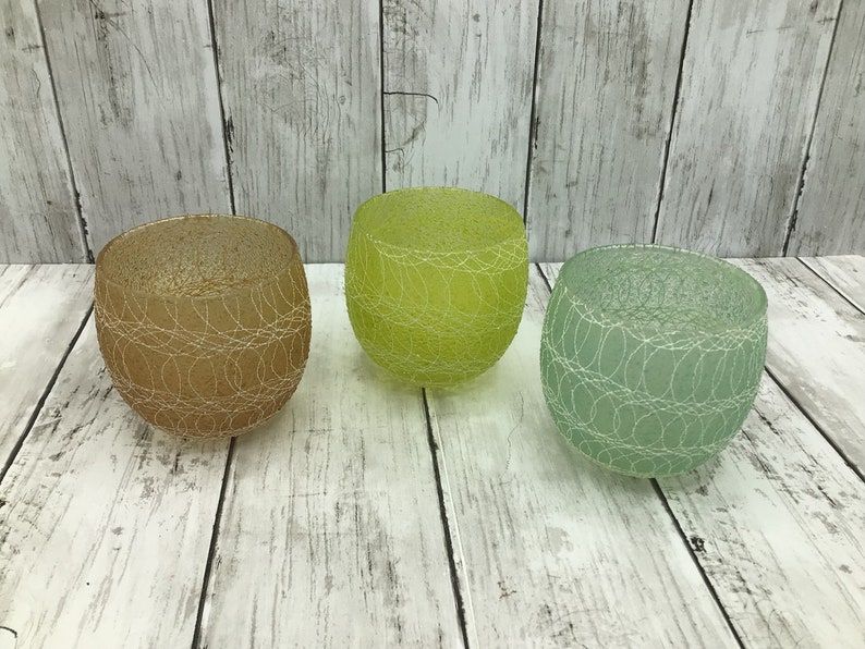 Vintage Spagetti String Glasses, MCM Spaghetti Tumblers, Vintage Drinkware, Retro Kitchen Dishware, MCM Barware