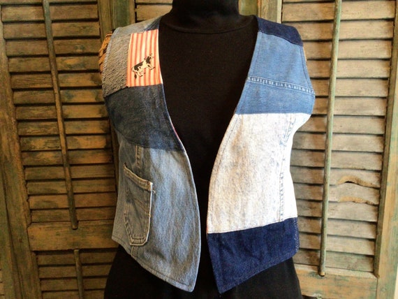 Juniors jean vest hot sale