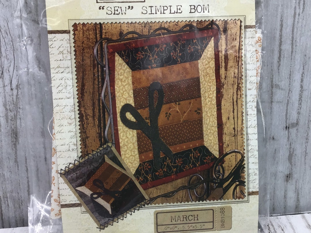 Buttermilk Basin Block of Month Kit Small Quilt Wallhanging Etsy