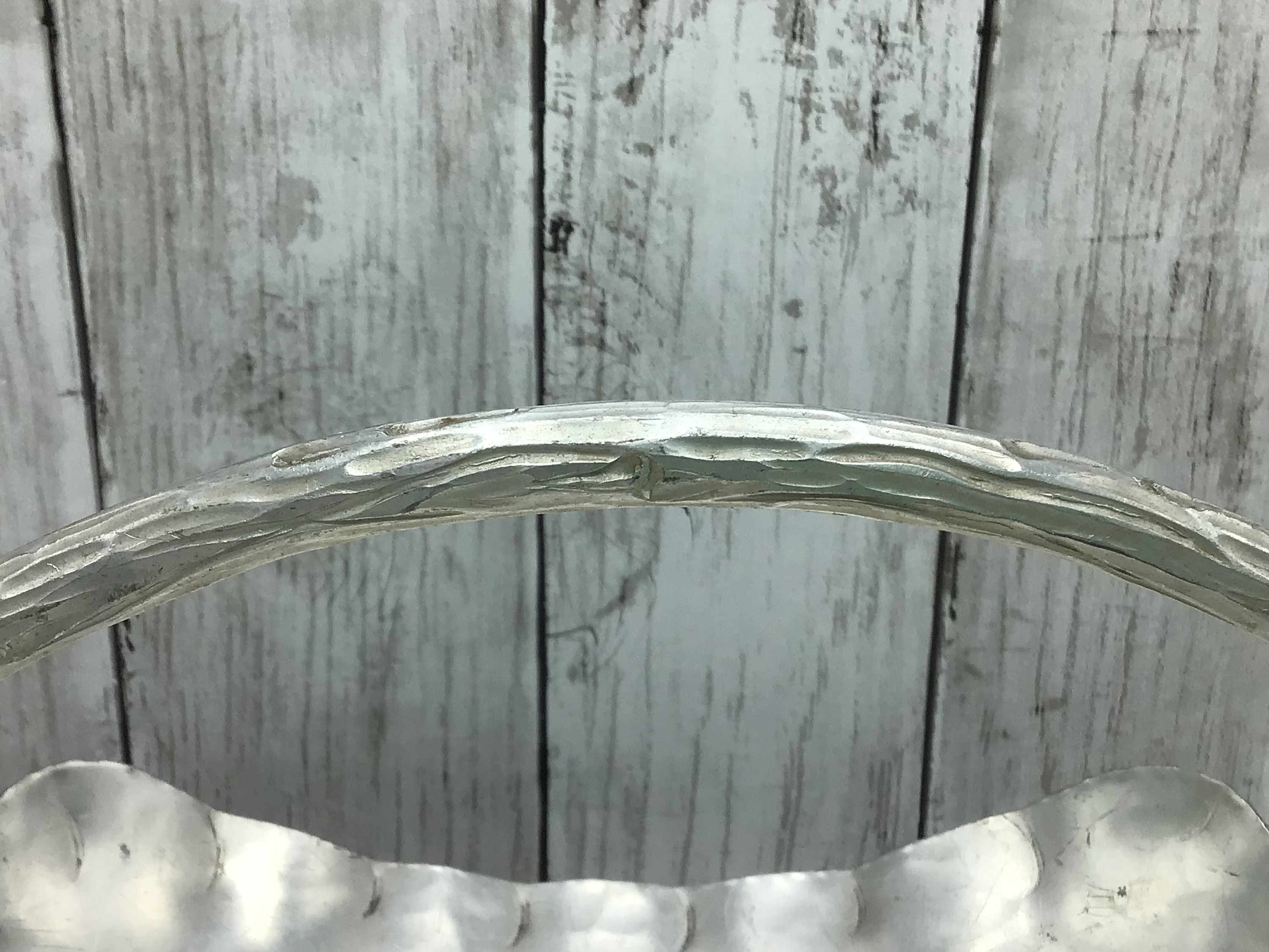 Hand Wrought Aluminum Traynull