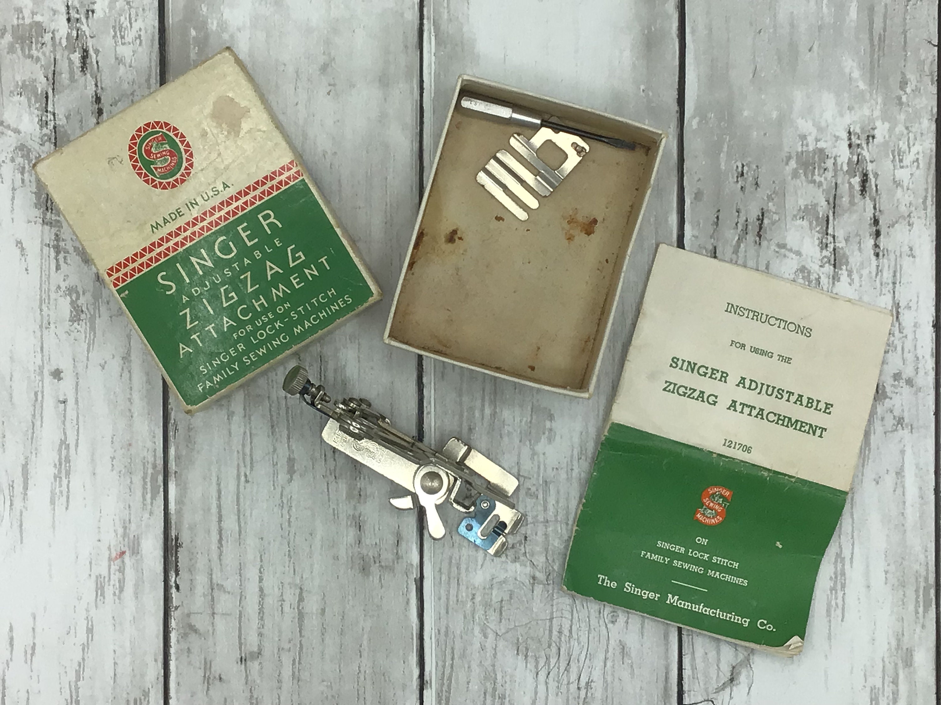 Singer Zig Zag Attachment, Vintage Singer Sewing Machine Accessories