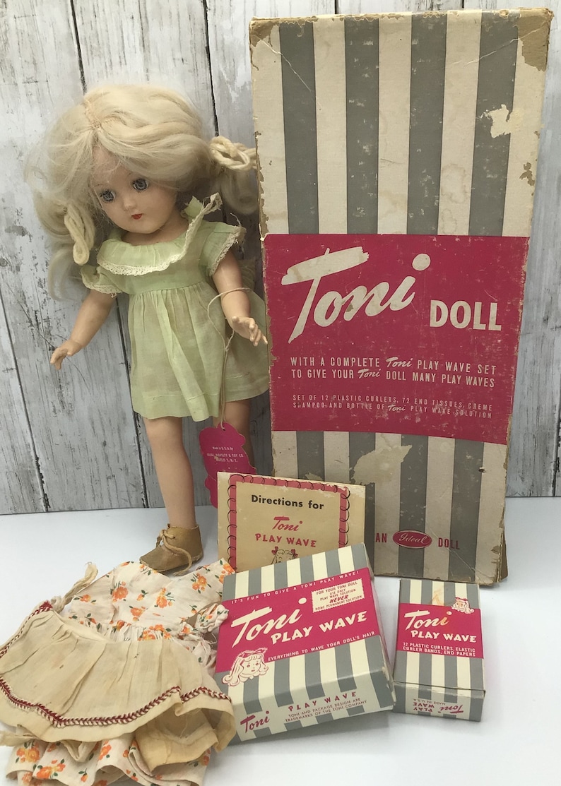 Vintage Ideal Toni Doll Platinum Blonde 1950s Toni Doll in Etsy