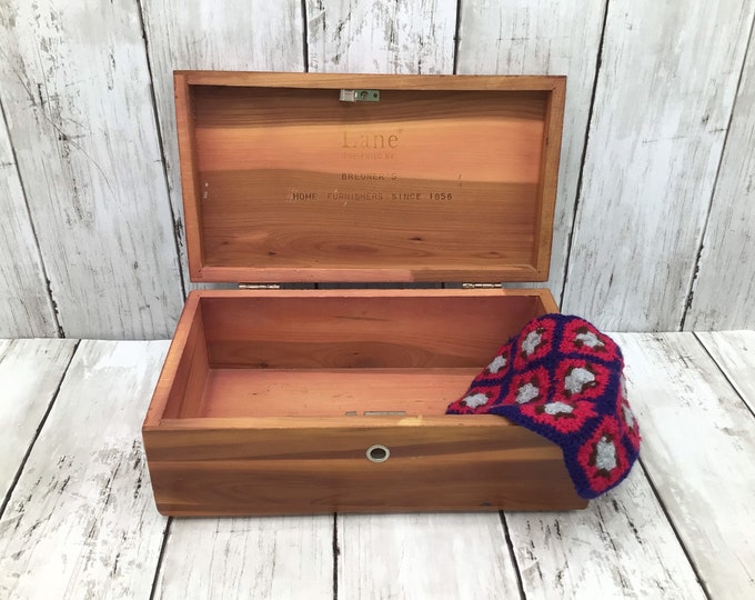 Vintage Miniature Lane Cedar Chest Vintage Wood Box Wood Etsy