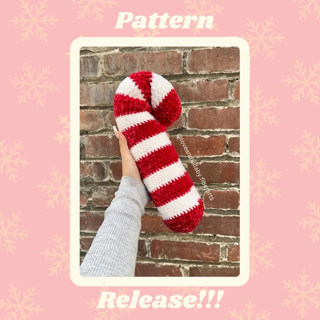 Candy Cane Amigurumi Crochet Pattern, Amigurumi Crochet Pattern ...