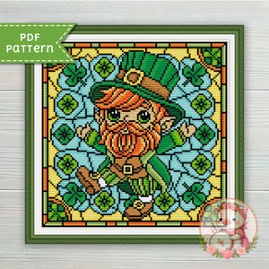 St Patrick Kreuzstichmuster Kobold Kreuzstichmuster PDF -