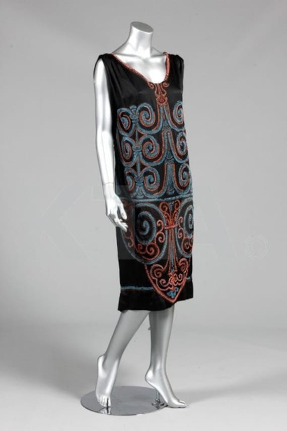 Callot Soeurs Original 1920s Beaded Dress Museum … - image 1