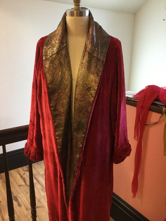 Final Sale Antique 1920’s Silk Velvet Reversible L
