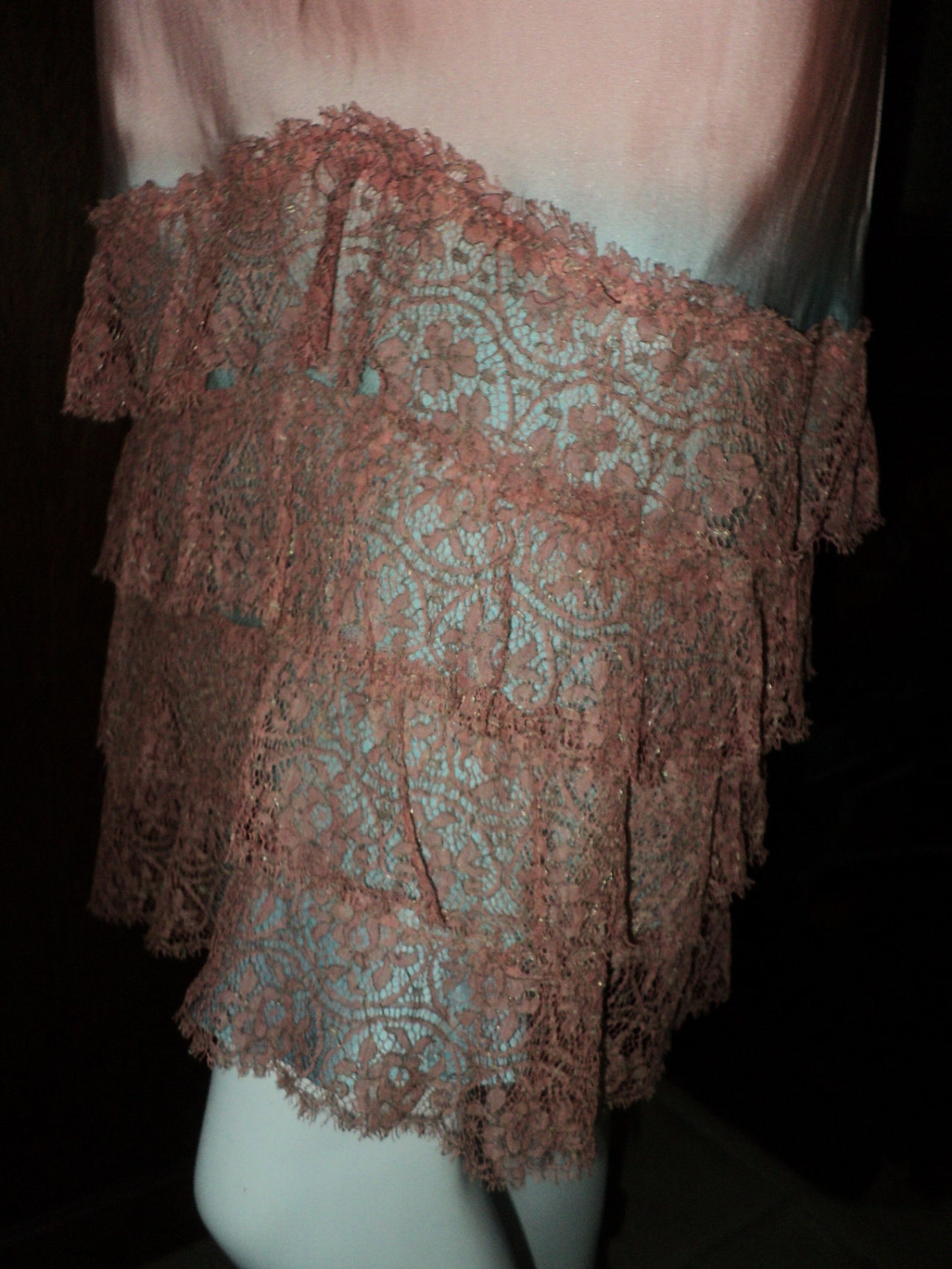 ***Antique Gold Ribbon Skirt