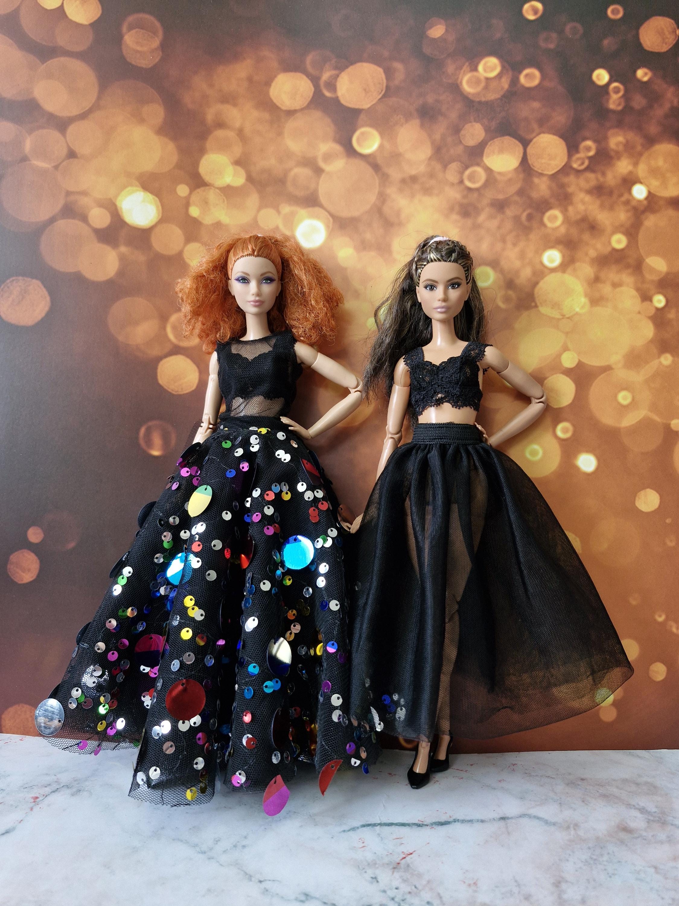 barbie black glitter dress Barbie Fashionistas 239 Glitter Cowgirl Doll main image 1