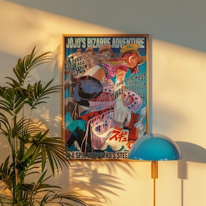 Jojo steel ball run poster - Etsy 日本