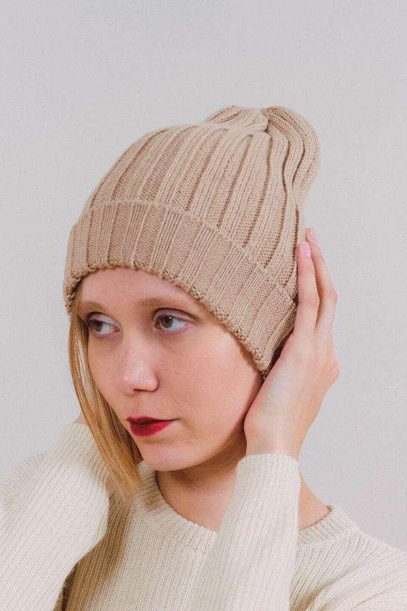 Very nice Baby Alpaca Winter Hat Reversible Baby Alpaca Knit Hat, Winter Beanie - Etsy main image 3
