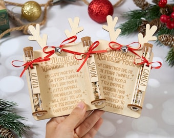 Sacchetti Renne Magiche – 3 Sacchetti Con Polvere Magica Per La Vigilia Di Natale, Regalo Per Bambini, Riempimento Calze - Foto 5