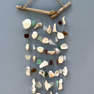 Wind Chimes Boho Natural Seashell Mediterranean Shells Garden Wind Chime Decor Home Decor Wedding decor