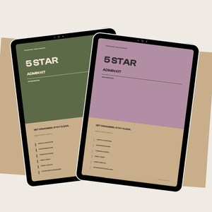 Monthly Admin Planner PDF | Digital Monthly Reset Kit | Brain Dump + Money Tracker + Weekly Reset | GoodNotes | Instant Download