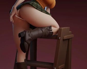 Archivo de impresión 3D STL de fan art de Ashley Girl: Coleccionable de cosplay