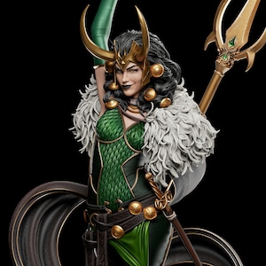 3D Printable Woman STL File: Fan Art Model for Cosplay & Collectibles