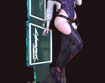 Cyber Girl 3D Print File STL, Fan Art Model for Cosplay