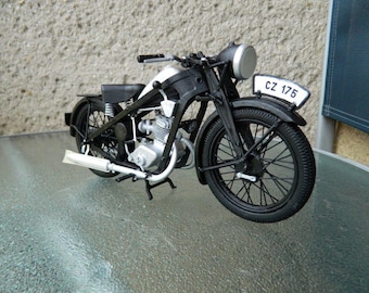 CZ 175 (1939) Motorcycle STL File – Vintage Czech Motorcycle 3D Model | Digital Download