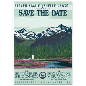 Vintage Alaska Salva la cartolina data - PDF - File digitale