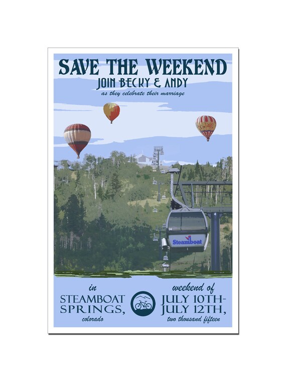 JA1 Colorado Barn Dance Save the Date Postcards
