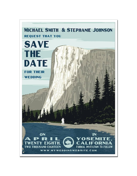 SAMPLE Vintage Montana Mountain Save the Date