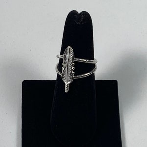 Sterling silver Feather Ring