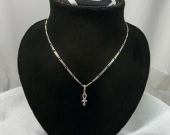 Small Sterling Silver Ankh Necklace