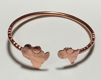 FREE Gift with this purchase NEW! Pure Copper Map of Africa Bangle