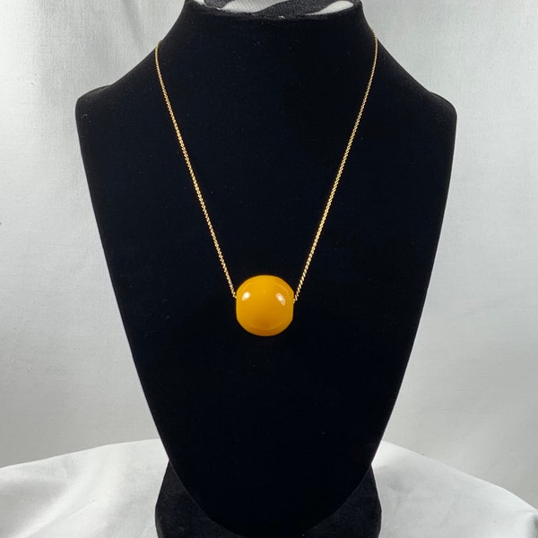 14k Gold filled chain Butterscotch African Amber necklace