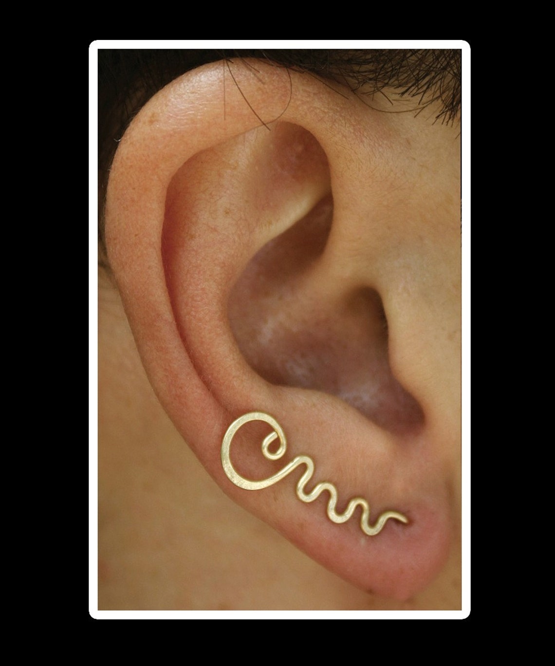 Stud Earrings 14k Gold Filled Unisex Jewelry Ear Pin Style 3 Etsy