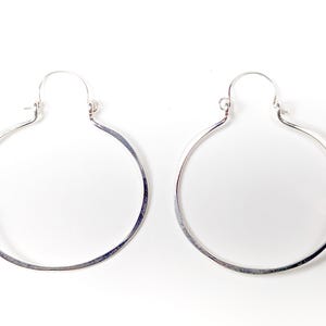 Free Gift with this purchase Unique Jewelry Sterling Silver Hoops Odd Shaped